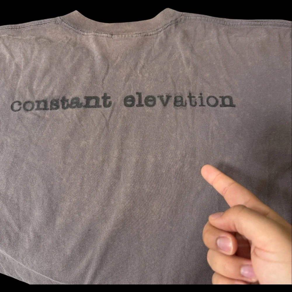 Vintage 90's Ecko Unltd Constant Elevation T-Shirt Brown XXL Made in USA Echo